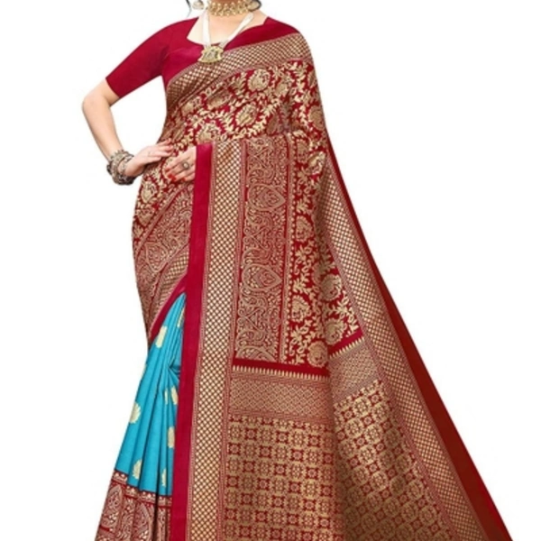 Festive Printed Art Silk Sarees