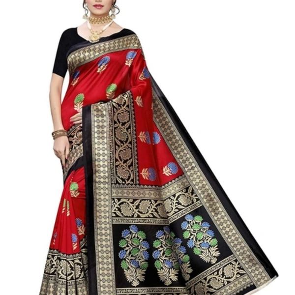 Festive Printed Art Silk Sarees