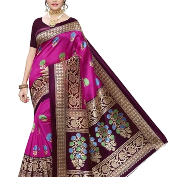 Festive Printed Art Silk Sarees