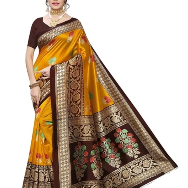 Festive Printed Art Silk Sarees