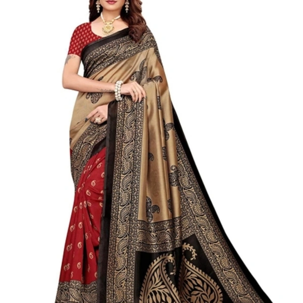 Festive Printed Art Silk Sarees