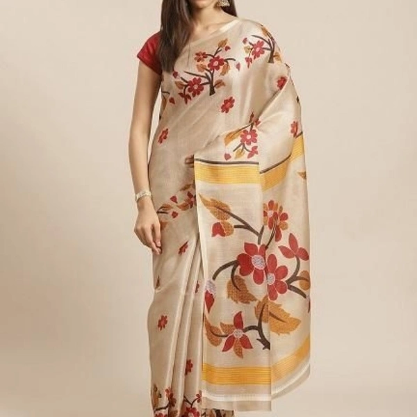 Latest Printed Mysore Silk Saree