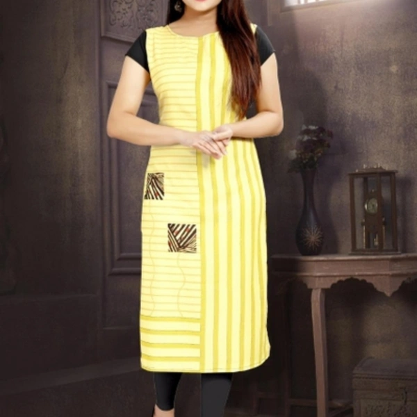 Desi Closet Stunning Printed Crepe Kurtis