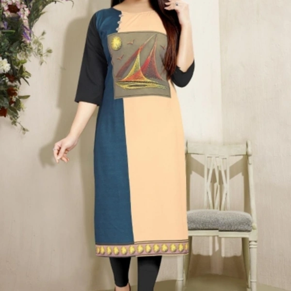 Desi Closet Stunning Printed Crepe Kurtis