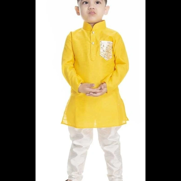 Ethnic Kids Solid Boys Kurta Set