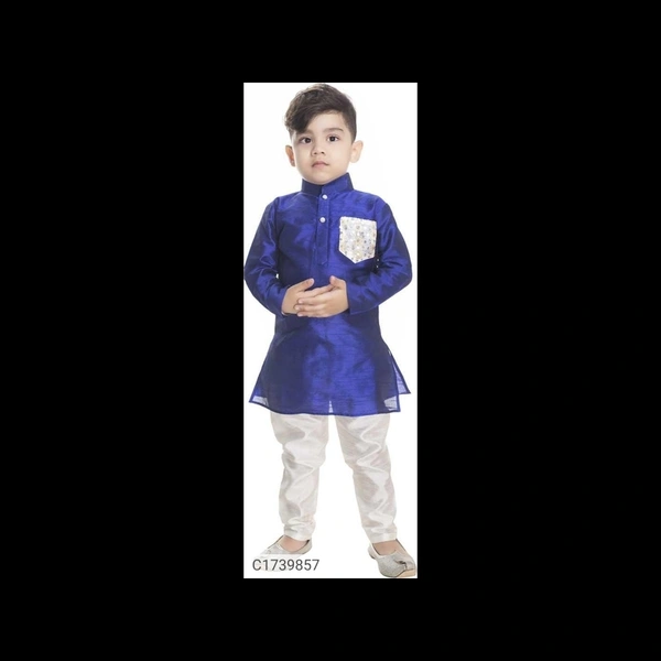 Ethnic Kids Solid Boys Kurta Set