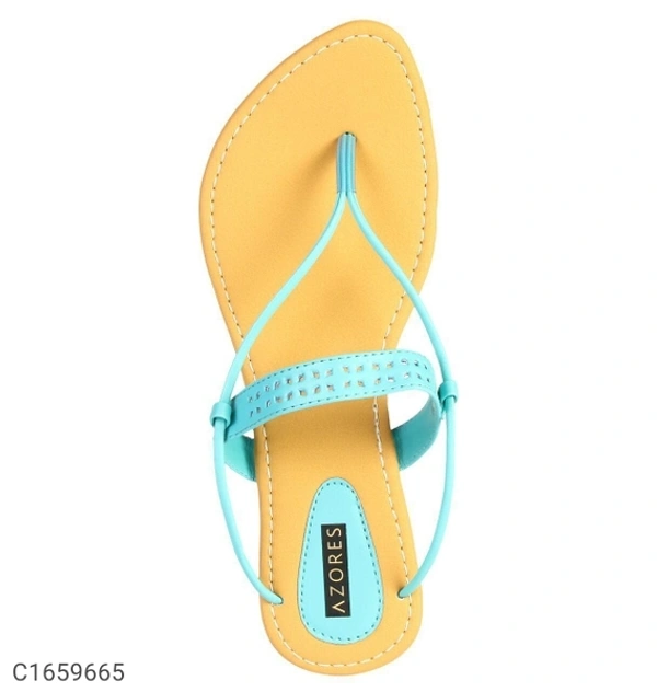 Womens Casual PVC Flat Sandal - 6