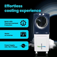 Voltas 45 L Room/Personal Air Cooler (White::Blue, Frost Air 45, with Swing Control)