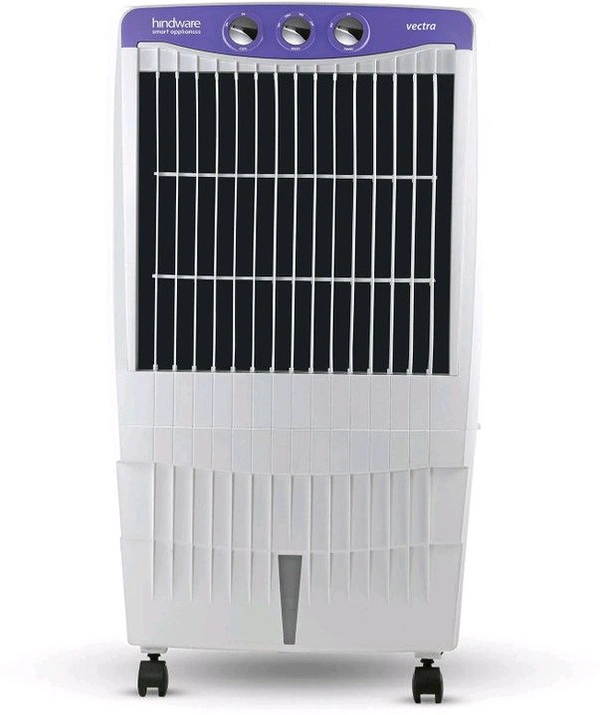Hindware Smart Appliances 85 L Desert Air Cooler Anti-Bacterial Protection, Inverter Compatible (Lavender and white, Vectra)