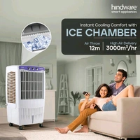 Hindware Smart Appliances 85 L Desert Air Cooler Anti-Bacterial Protection, Inverter Compatible (Lavender and white, Vectra)
