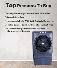 NOVAMAX 100 L Desert Air Cooler (Grey, Rambo)