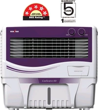 Kenstar 60 L Window Air Cooler Anti-Bacterial Protection, Inverter Compatible, Collapsible Louver, 5 Star BEE Rating (PURPLE & WHITE, COOLWAVE 60)