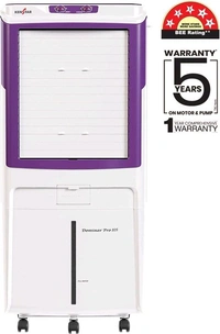 Kenstar 105 L Desert Air Cooler Honeycomb Pads, Anti-Bacterial Protection, Inverter Compatible, Collapsible Louver, 5 Star BEE Rating (WHITE & PURPLE, DOMINAR HC PRO 105)