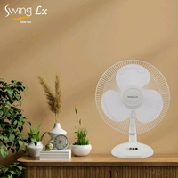 HAVELLS Swing LX|120 ribs guard|Jerk free oscillation|Impressive air delivery| Low Noise with Energy Saving 400 mm Ceiling Fan (White | Pack of 1)