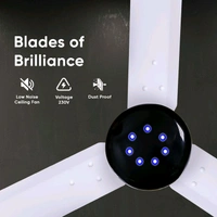 Cadlec SmartSave with BLDC Motor with Remote 1200 mm Ceiling Fan (5 Star | White | Pack of 1)