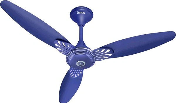GESTOR Azure Ultra High Speed Decorative 48 inch with 36 Months Warranty Ultra High Speed 1200 mm Ceiling Fan (Blue | Pack of 1)