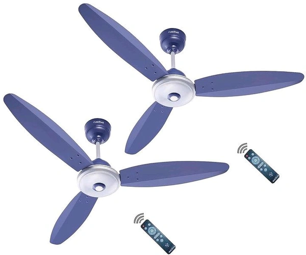 ACTIVA Gracia BLDC Fan with 5 Year Warranty BLDC Motor with Remote 1200 mm Ceiling Fan (5 Star | Sky Blue | Pack of 2)