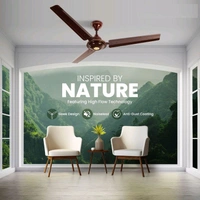 ACTIVA APR_BRW_HIGH SPEED with 2 Year Warranty 1200 mm Ceiling Fan (BROWN | Pack of 1)