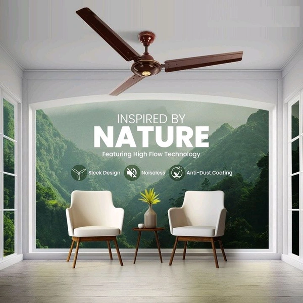 ACTIVA APR_BRW_HIGH SPEED with 2 Year Warranty 1200 mm Ceiling Fan (BROWN | Pack of 1)
