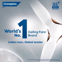 Crompton Caelum with 4 Year Warranty BLDC with Remote and Regulator 1200 mm Ceiling Fan (5 Star | Matte Black | Pack of 1)