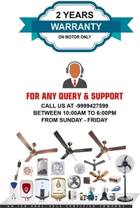 ACTIVA SUPER FAN with 2 Year Warranty 1200 mm Ceiling Fan (Bronze Ivory | Pack of 2)
