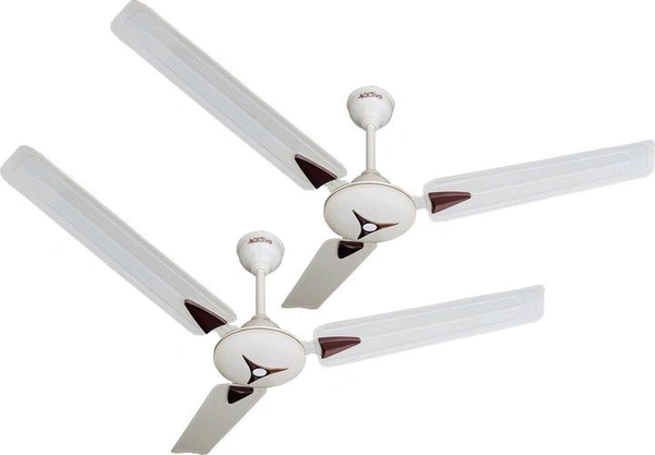 ACTIVA 1200 MM STAR DECO ANTI DUST IVORY with 2 Year Warranty 1200 mm Ceiling Fan (IVORY | Pack of 2)