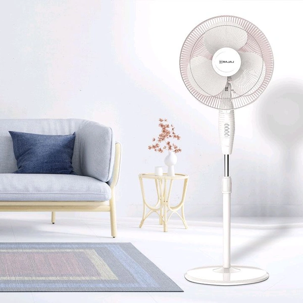 BAJAJ Crest Neo with 2 Year Warranty 400 mm Pedestal Fan (White | Pack of 1)
