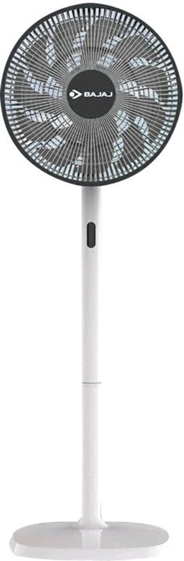 BAJAJ Dominus 18 350 mm Pedestal Fan with 1 Year Warranty Silent Operation 350 mm Pedestal Fan (Grey+ Black | Pack of 1)