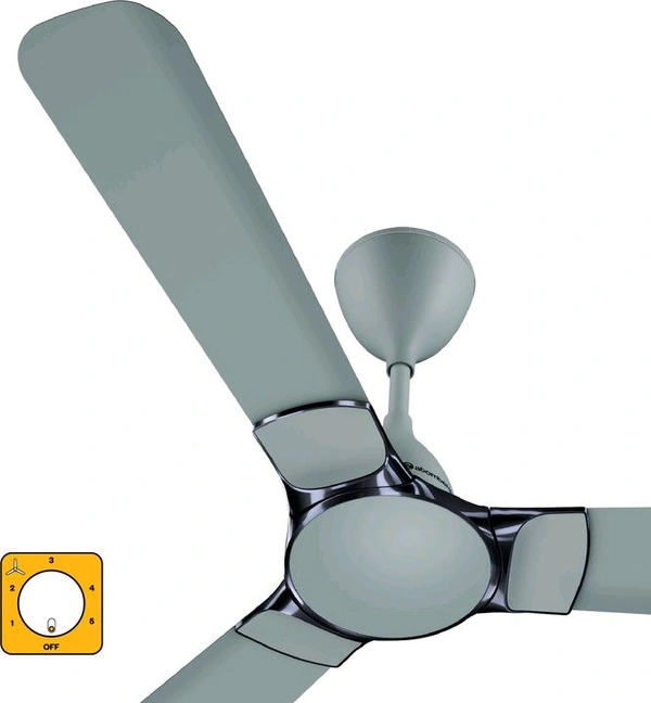 Atomberg Erica Nuvo Regulator,Advance Air+ Technology,Award Winning Design,Low Noise with 3 Year Warranty BLDC Motor 1200 mm Ceiling Fan (5 Star | Misty Teal | Pack of 1)