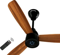 Atomberg Renesa Prime Remote|High Air Delivery|LED Speed Indicator|Low Noise|Sleek Design with 3 Year Warranty BLDC Motor with Remote 900 mm Ceiling Fan (5 Star | Honey Maplewood | Pack of 1)