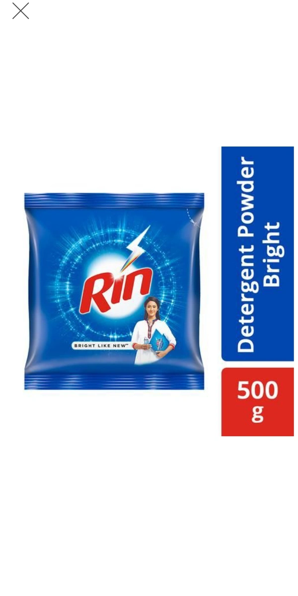 Rin Detergent Powder - 500 gm