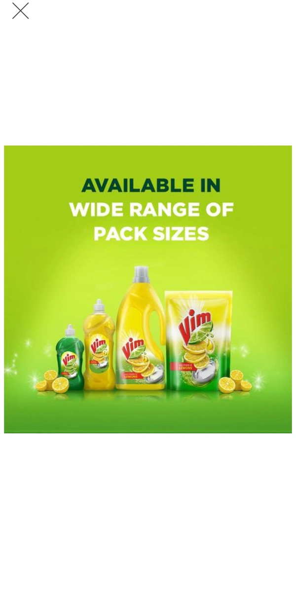 Vim Lemon Dishwash - 155 ml