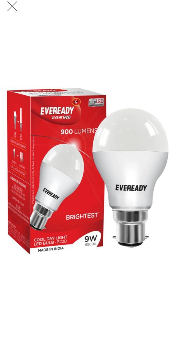 Eveready Led Bulb-9watt - 1 pcs