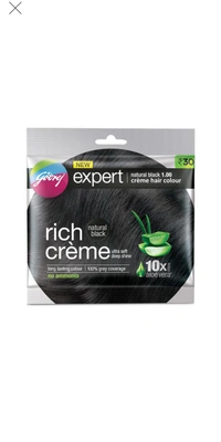 Rich Creme Hair Colour  - Black