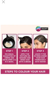 Rich Creme Hair Colour  - Black