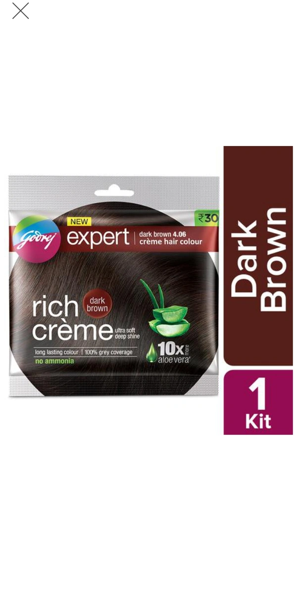 Rich Creme Hair Colour  - Dark Brown
