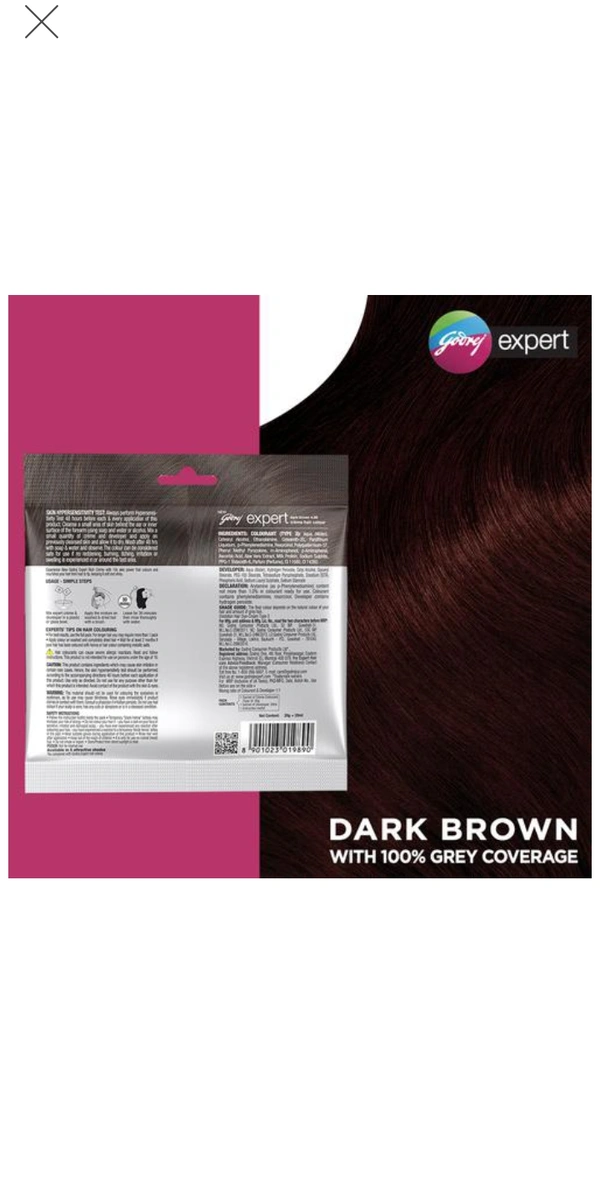 Rich Creme Hair Colour  - Dark Brown