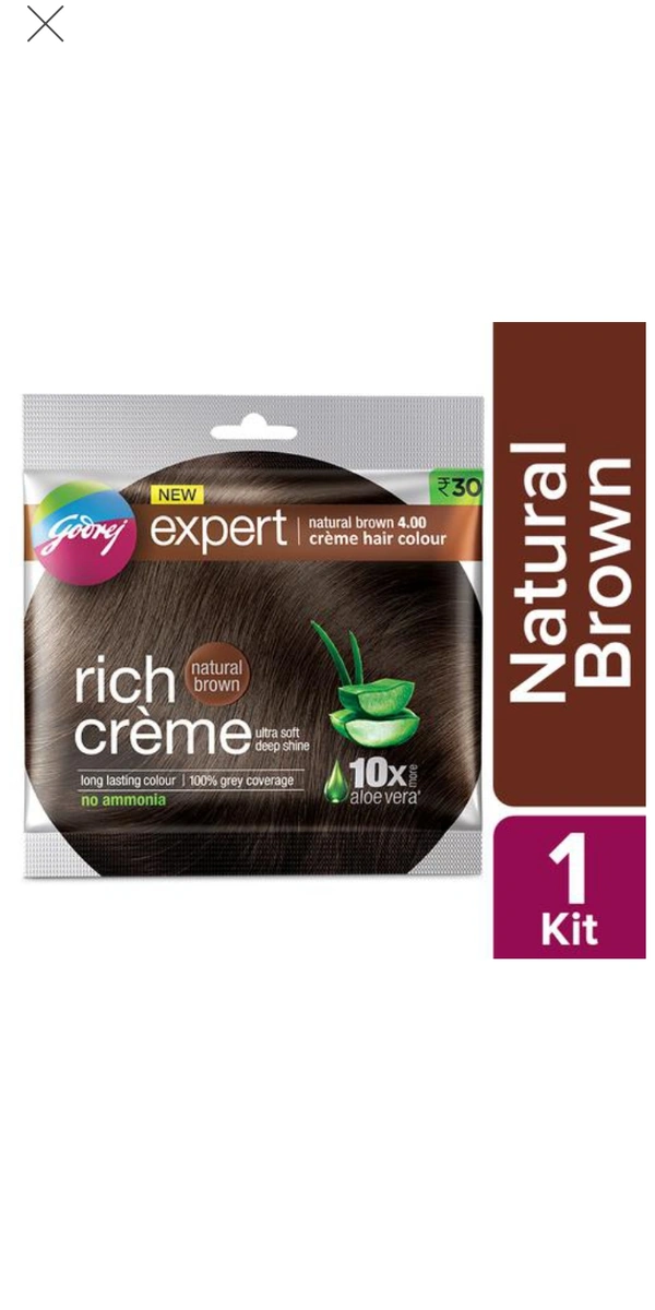 Rich Creme Hair Colour  - Natural Brown