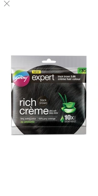 Rich Creme Hair Colour  - Black Brown