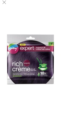 Rich Creme Hair Colour  - Burgundy