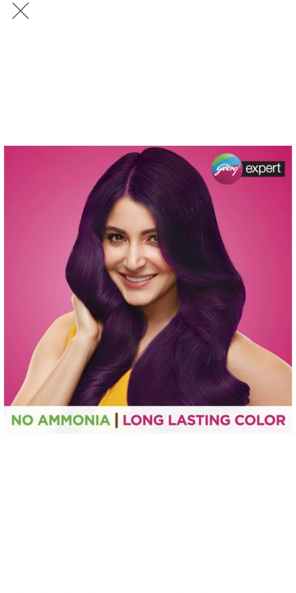 Rich Creme Hair Colour  - Burgundy