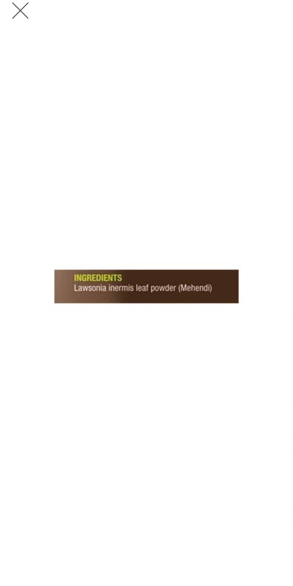 100% Pure Henna Mehendi - 120 gm