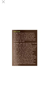 100% Pure Henna Mehendi - 120 gm