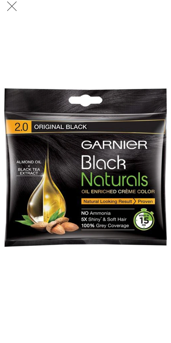 Garnier Natural Hair Colour -  Black