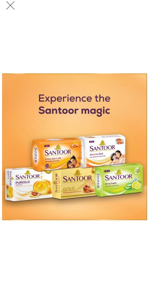 Sandal & Turmeric Soap - (pack of 4)