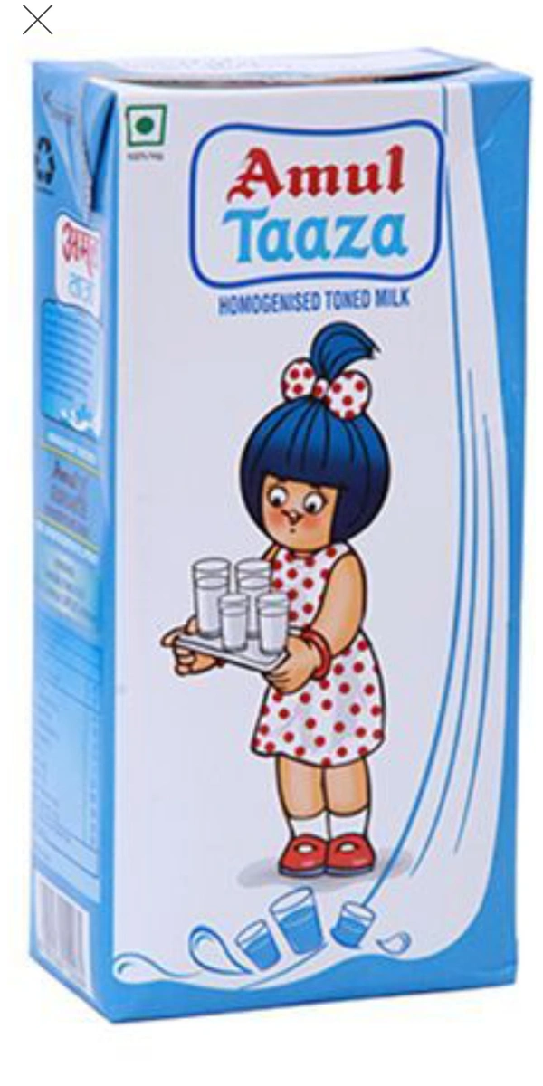 Amul Fresh Toned Milk - 200 ml