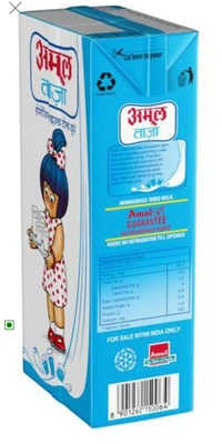 Amul Fresh Toned Milk - 1 liter