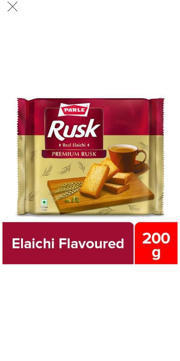 Parle Rusk Real Elaichi - 200 gm