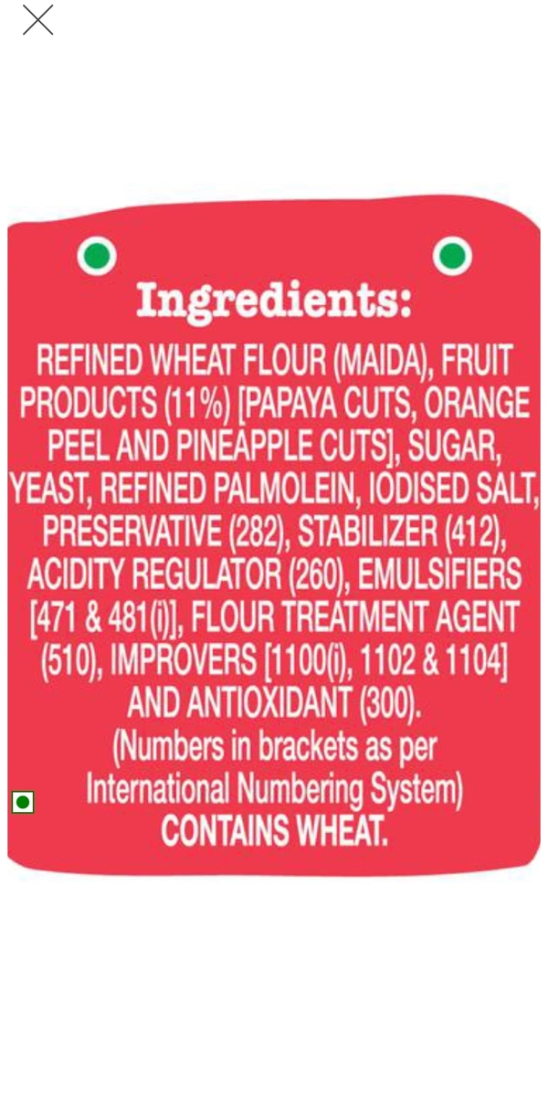 Britannia Fruit Bread - 200 gm