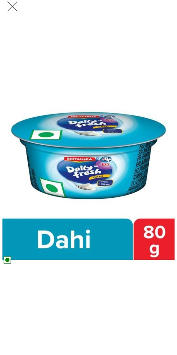 Britannia Daily Fresh Dahi - 150 gm